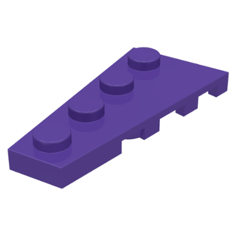 Wig, Plaat 4x2 links Dark Purple